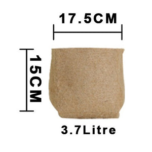 sustainable plant pots size 3.7 litre